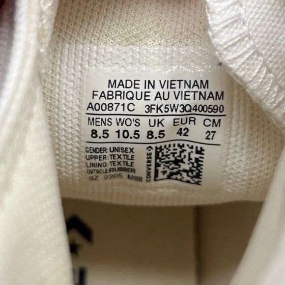 Converse Chuck Taylor All Star Lugged 2.0 Platform Shoes Women's Size 10.5 White - Picture 13 of 13